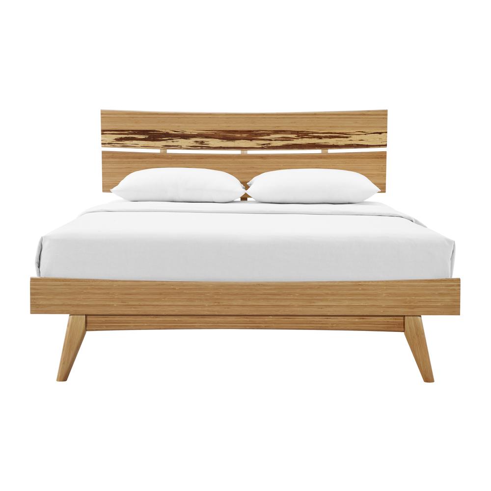 Azara Eastern King Platform Bed, Caramelized. Picture 8