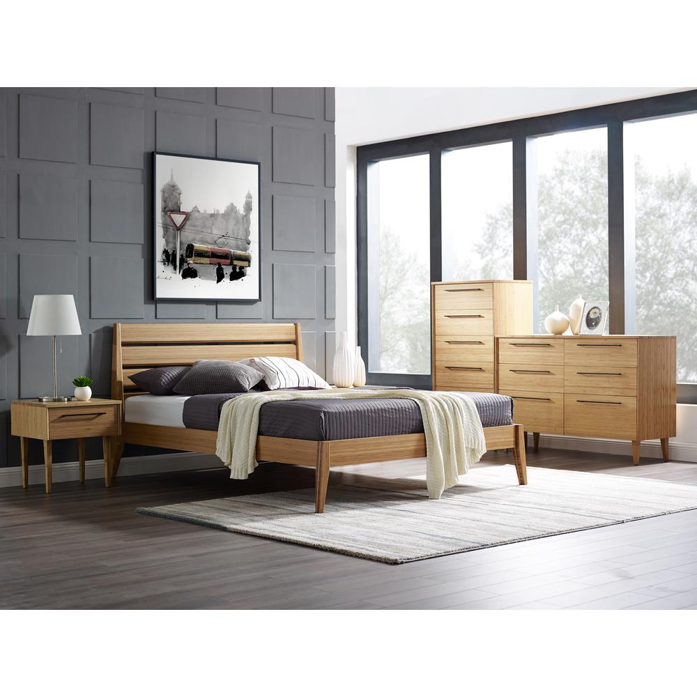 Sienna Eastern King Platform Bed, Caramelized. Picture 8