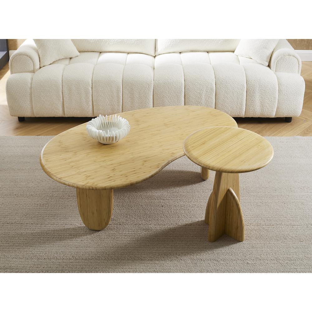 Zephyr Side Table, Wheat. Picture 8