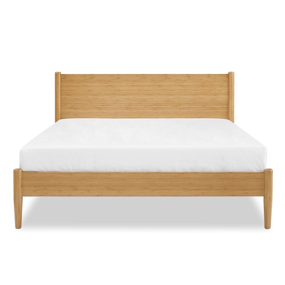 Ria Eastern King Platform Bed, Caramelized. Picture 7