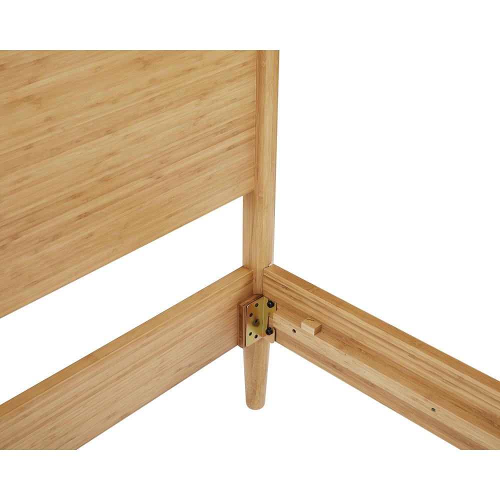Ria Queen Platform Bed, Caramelized. Picture 11