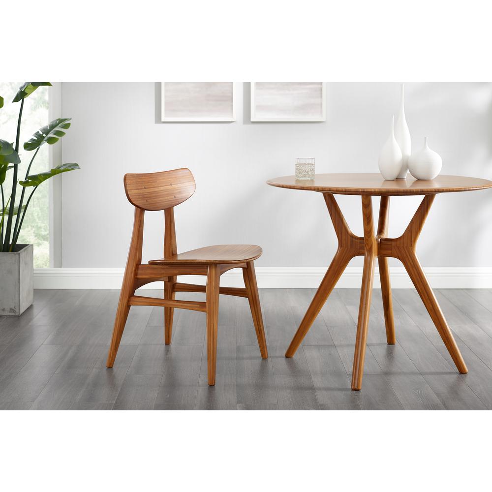 Sitka 36" Round Dining Table, Amber. Picture 7