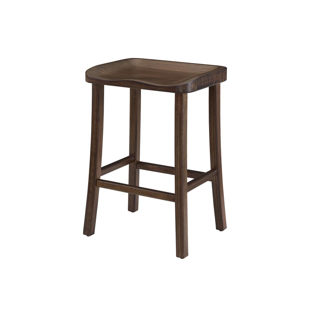 Tulip Bar Height Stool, Black Walnut, (Set of 2). Picture 6