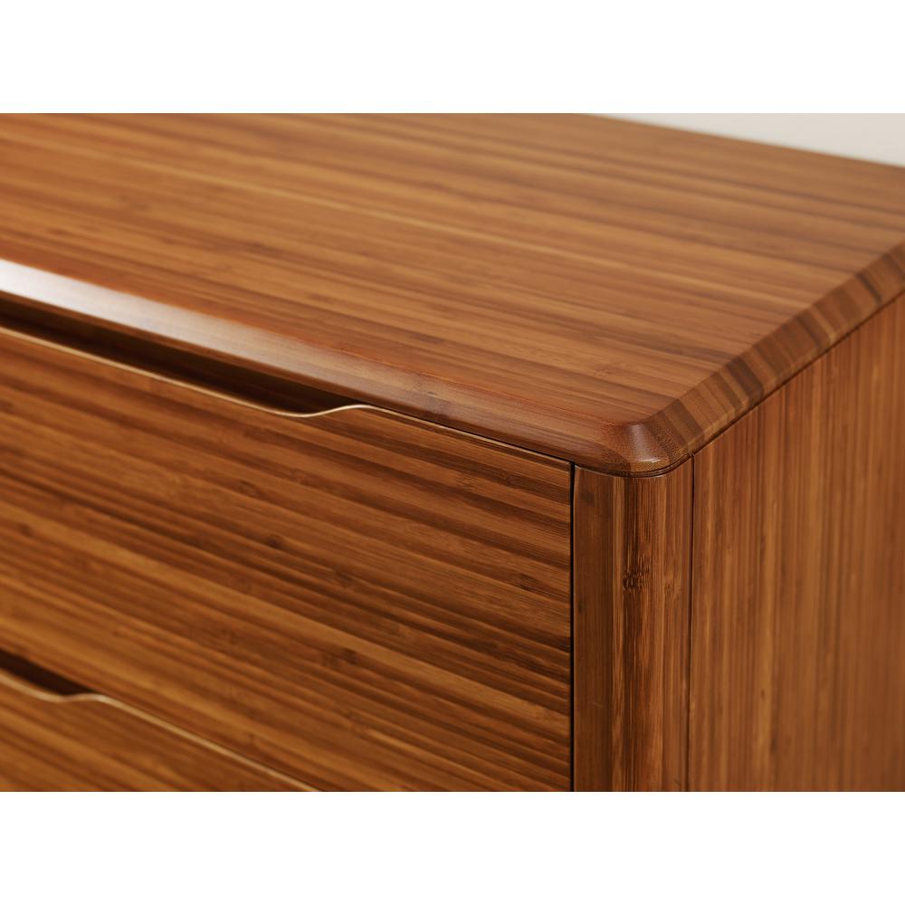 Currant Five Drawer High Chest, Amber. Picture 6