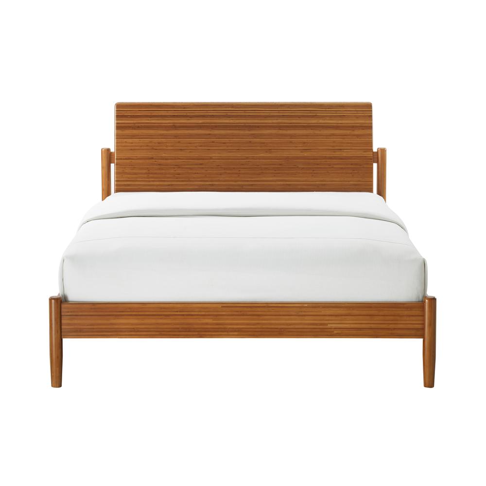Monterey Queen Platform Bed, Amber. Picture 1
