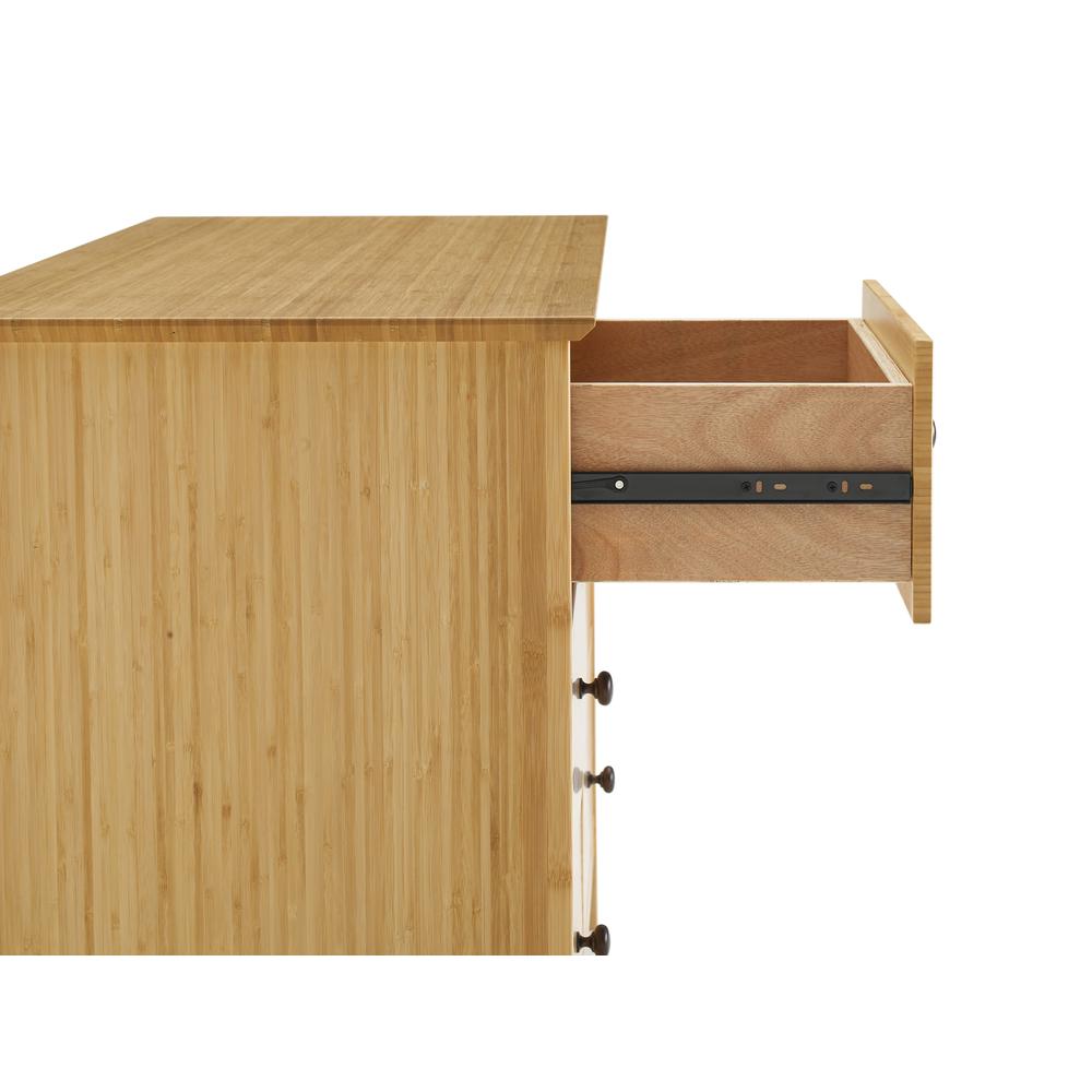 Willow Five Drawer Chest, Caramelized. Picture 5