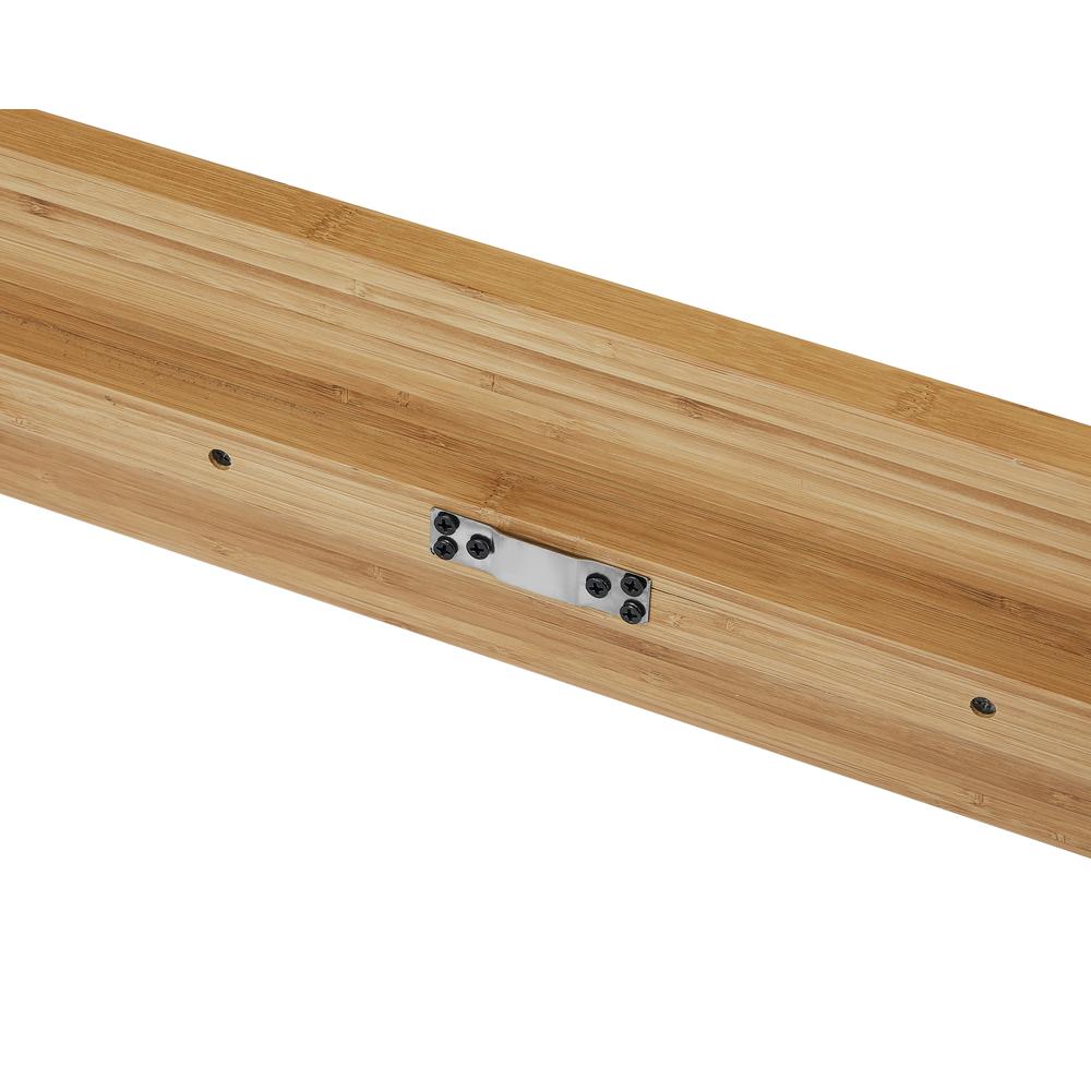 Ria Eastern King Platform Bed, Caramelized. Picture 9