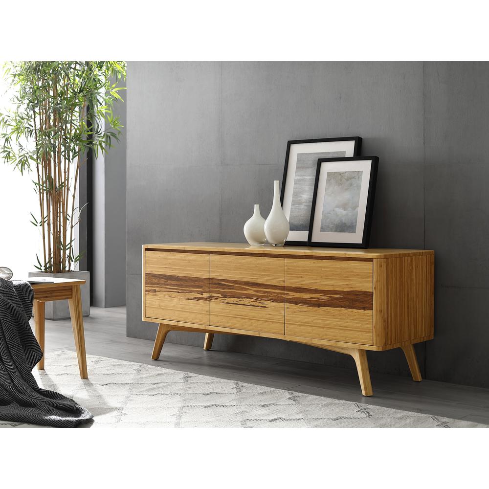 Azara Media Cabinet, Caramelized. Picture 4