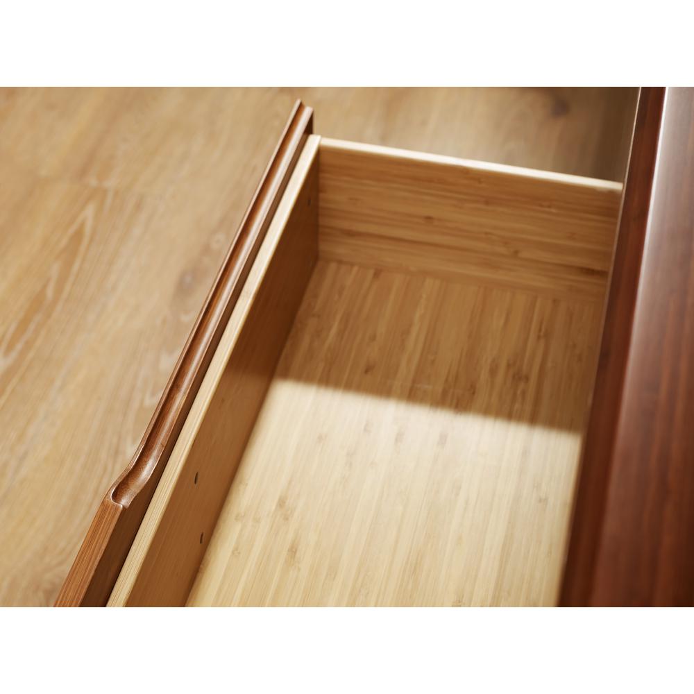 Currant Six Drawer Double Dresser, Amber. Picture 9