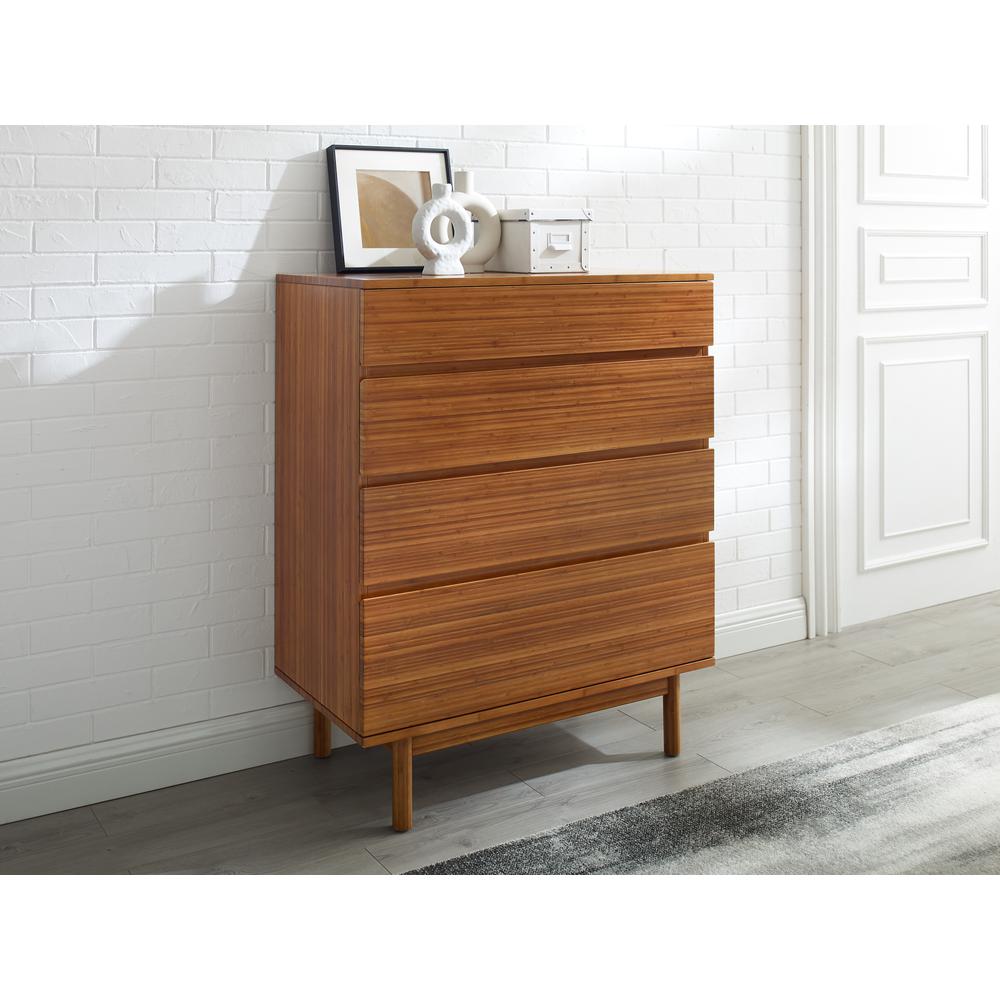 Ventura 4 Drawer High Chest. Picture 4