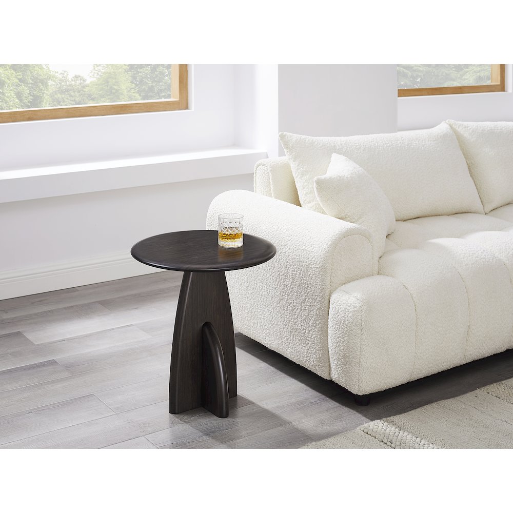 Zephyr Side Table, Caviar. Picture 4