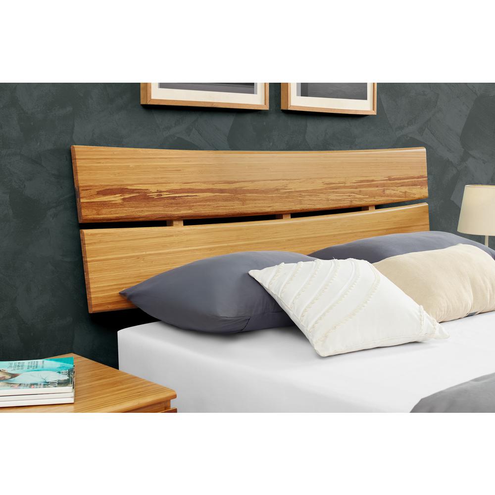 Azara Eastern King Platform Bed, Caramelized. Picture 16