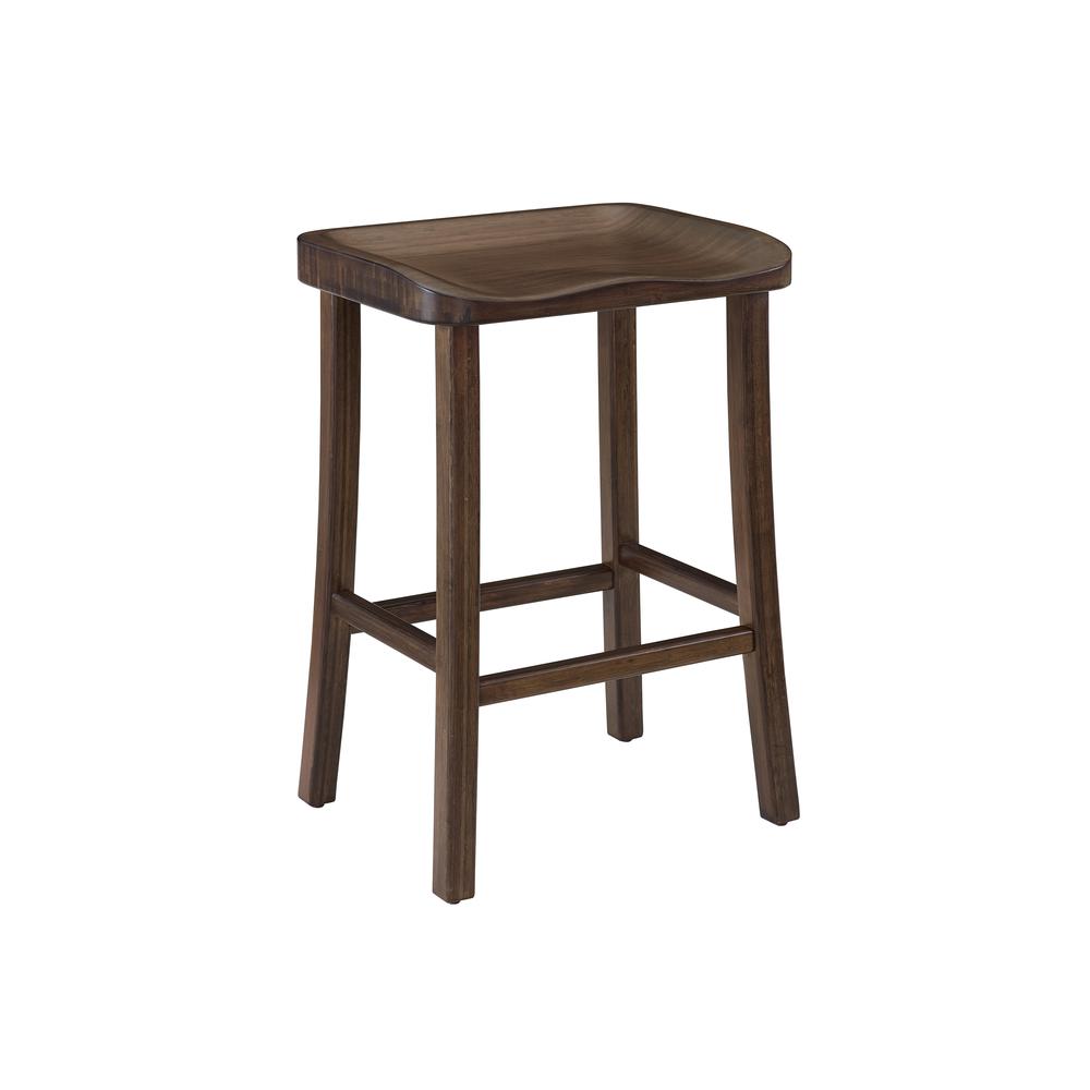 Tulip Bar Height Stool, Black Walnut, (Set of 2). Picture 1