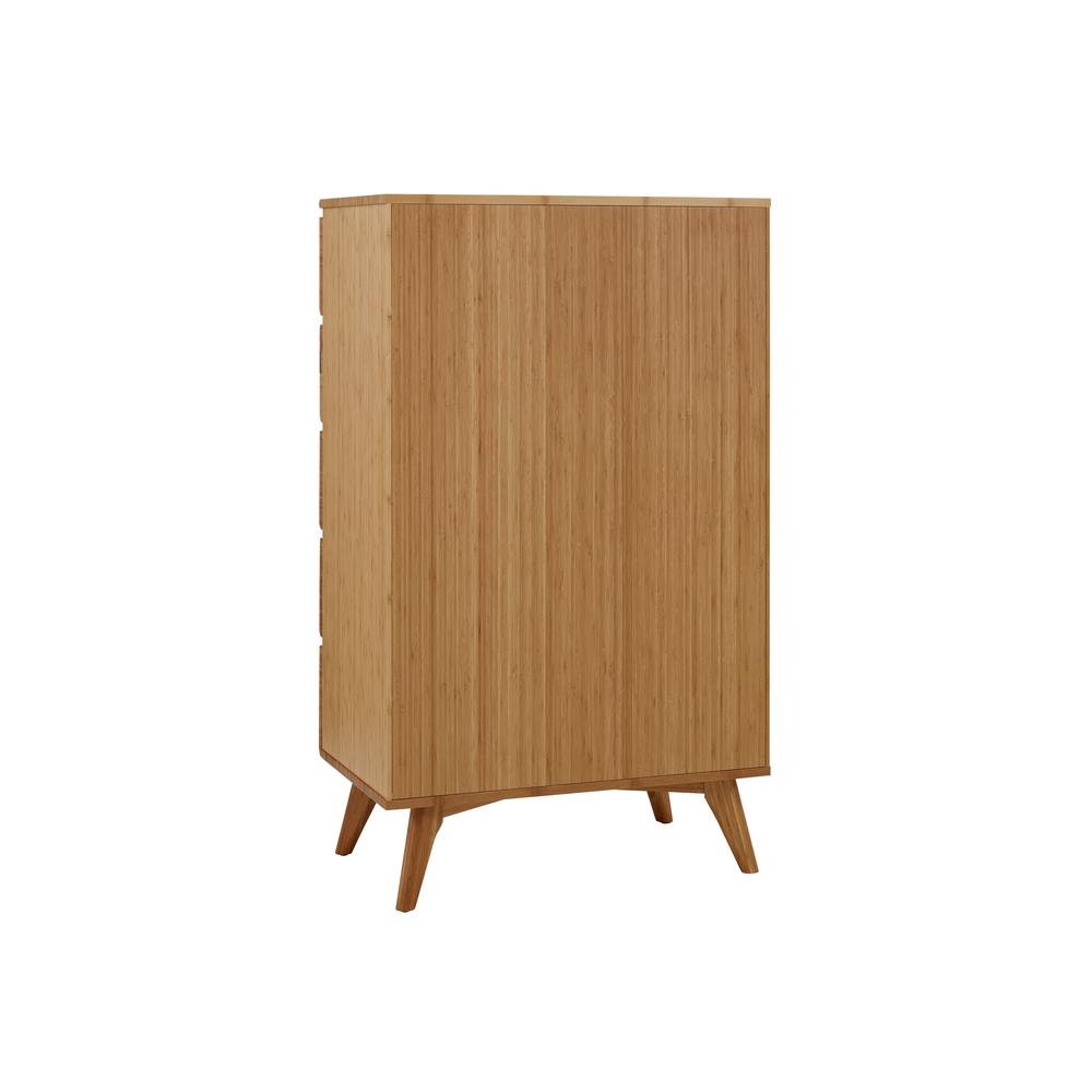 Azara Five Drawer High Chest, Caramelized. Picture 9