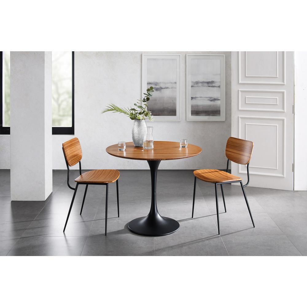 Soho 36" Round Table, Amber. Picture 3
