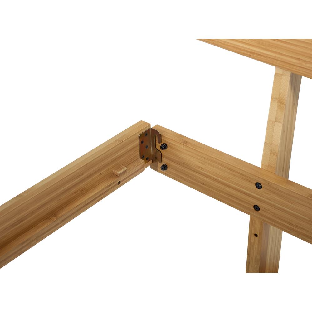 Azara Eastern King Platform Bed, Caramelized. Picture 15