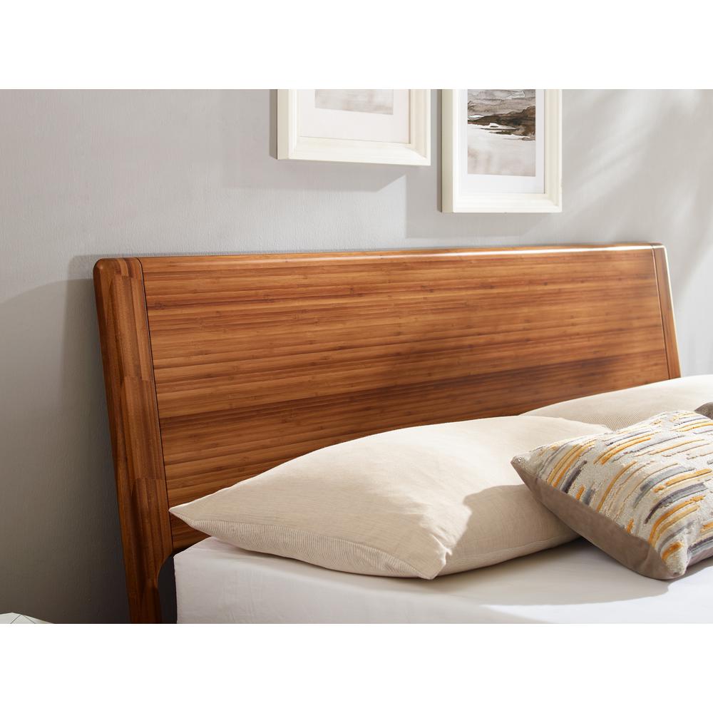 Ventura King Platform Bed, Amber. Picture 9