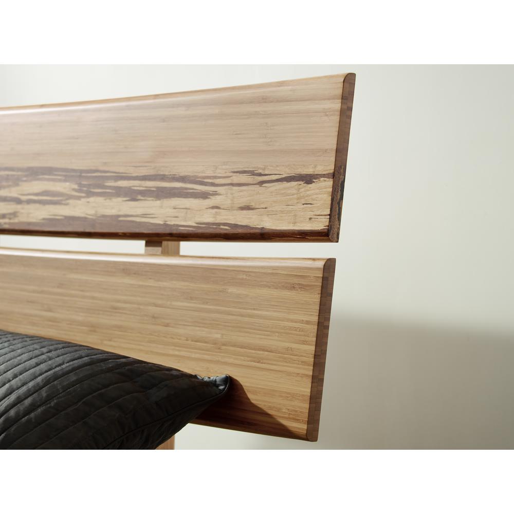 Azara California King Platform Bed, Caramelized. Picture 6