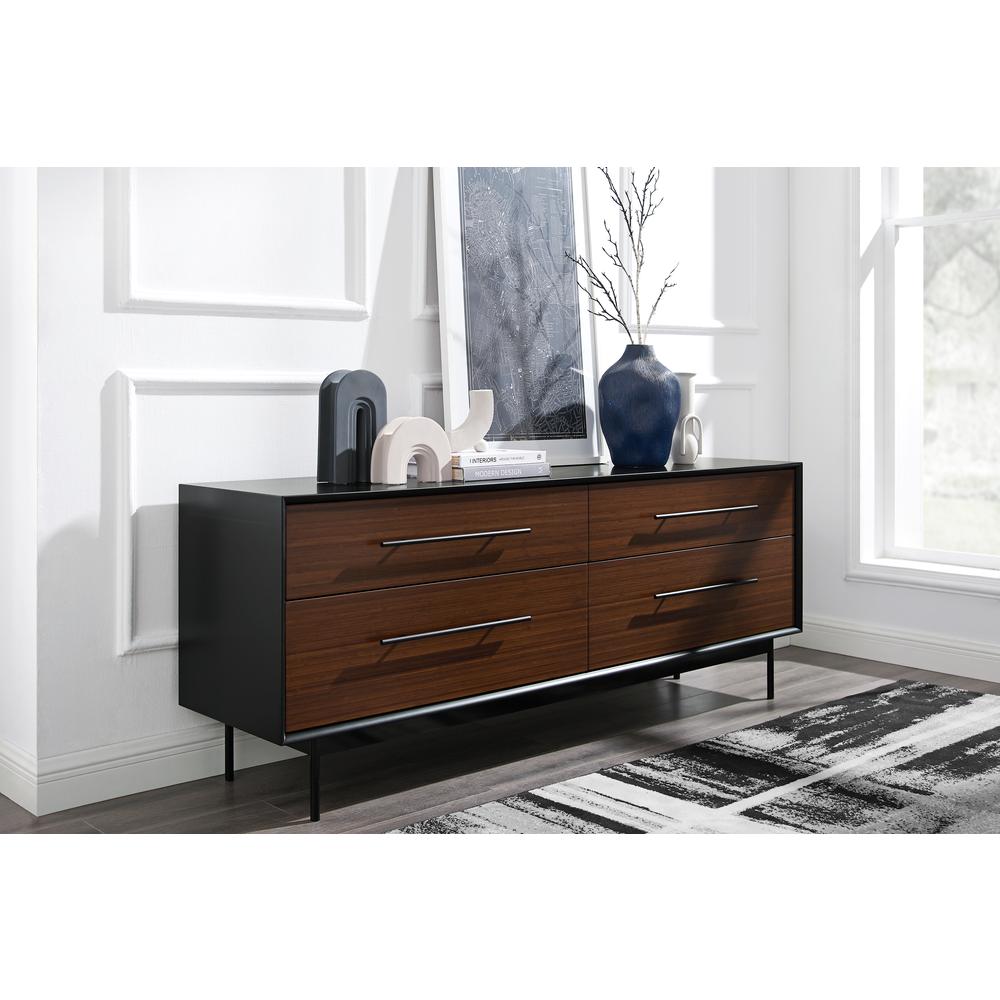 Park Avenue 4 Drawer Double Dresser, Ruby. Picture 10