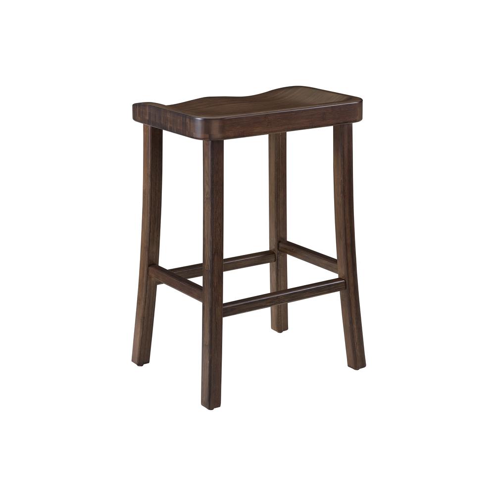 Tulip Bar Height Stool, Black Walnut, (Set of 2). Picture 5