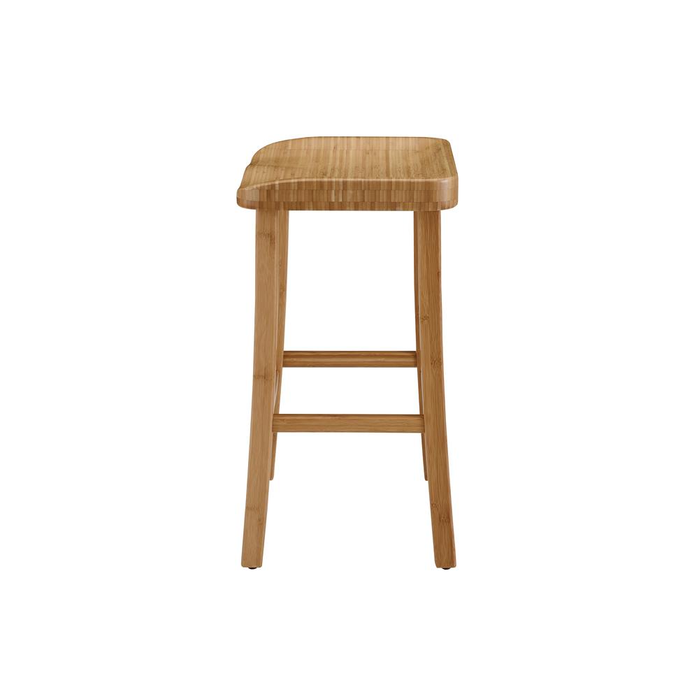 Tulip Counter Height Stool, Caramelized, (Set of 2). Picture 9