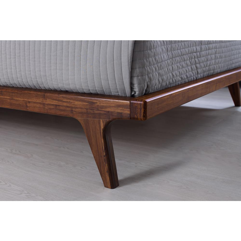 Mercury Upholstered Queen Platform Bed, Exotic. Picture 7