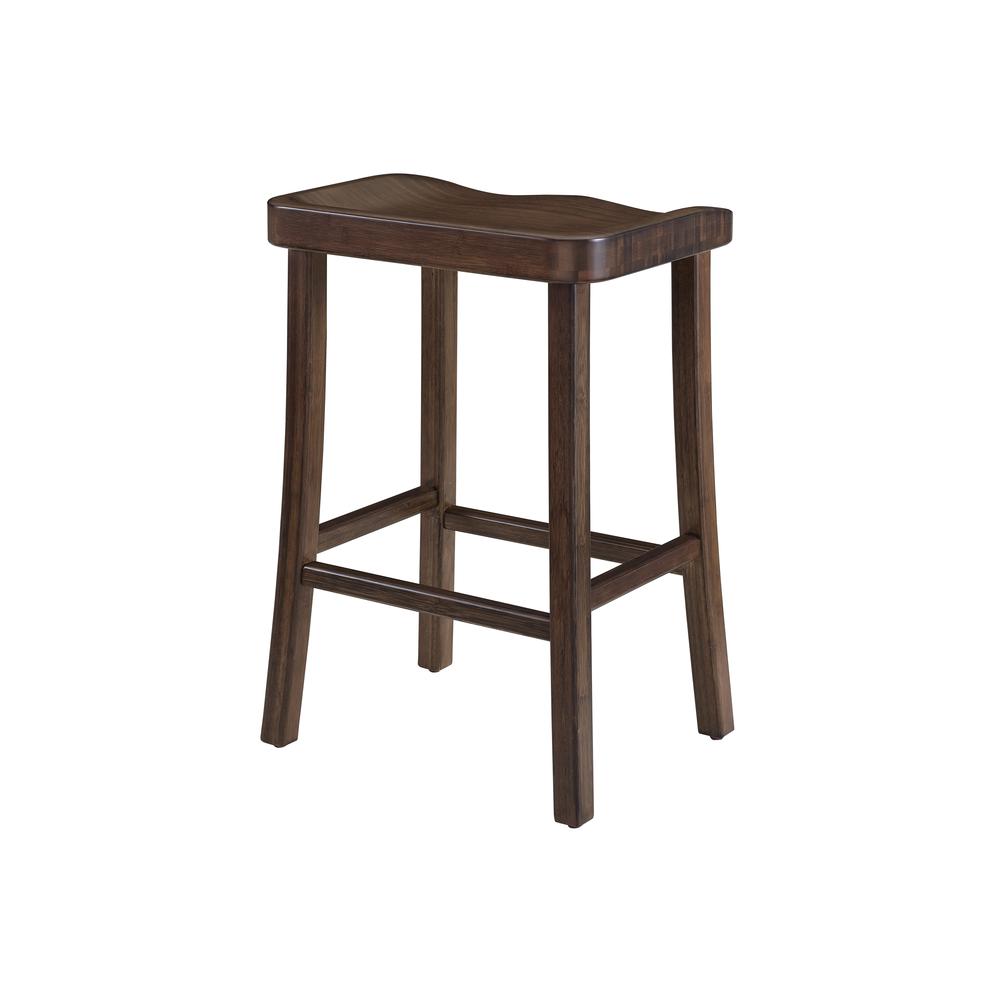 Tulip Bar Height Stool, Black Walnut, (Set of 2). Picture 7