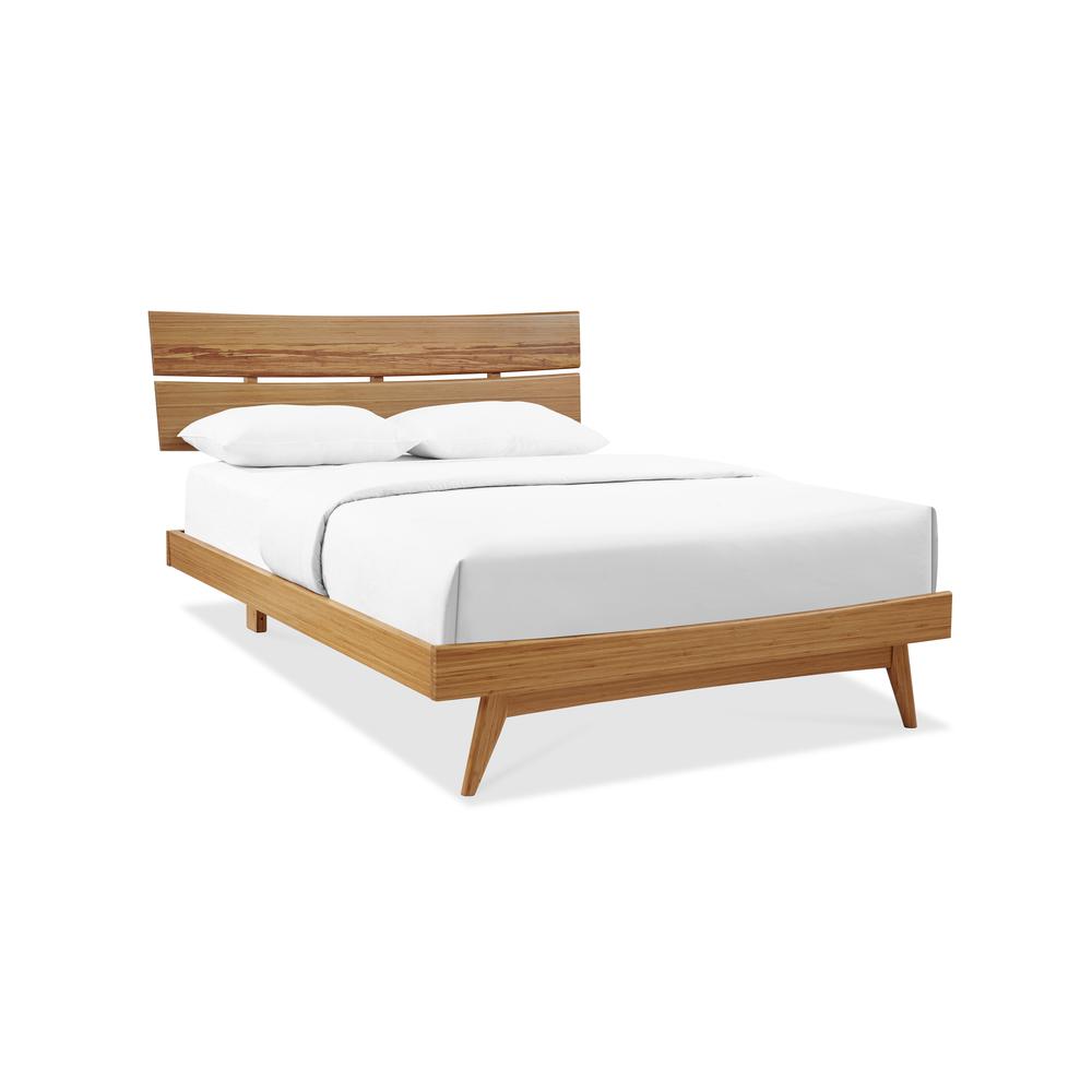 Azara California King Platform Bed, Caramelized. Picture 7