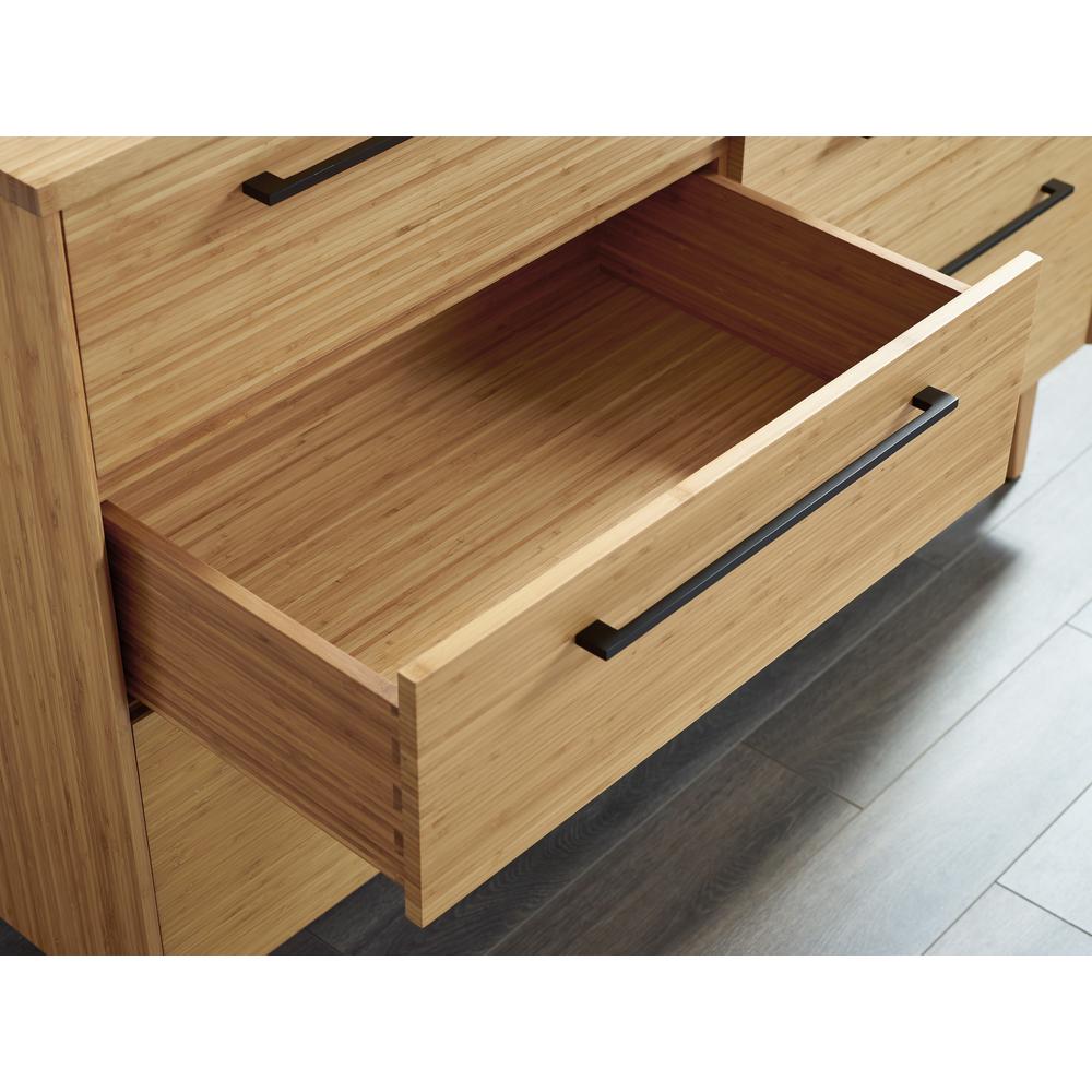 Sienna Six Drawer Double Dresser, Caramelized. Picture 6