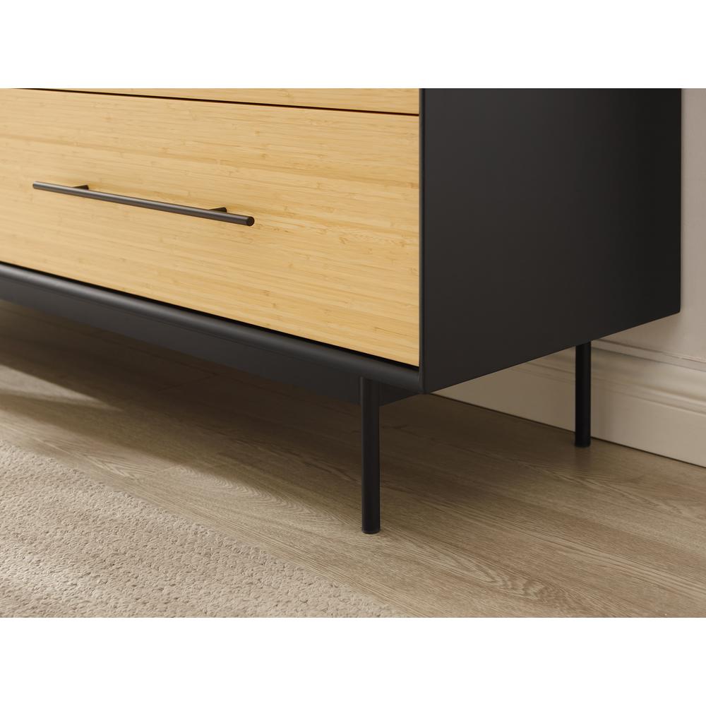 Santa Cruz 4 Drawer High Chest, Wheat. Picture 8