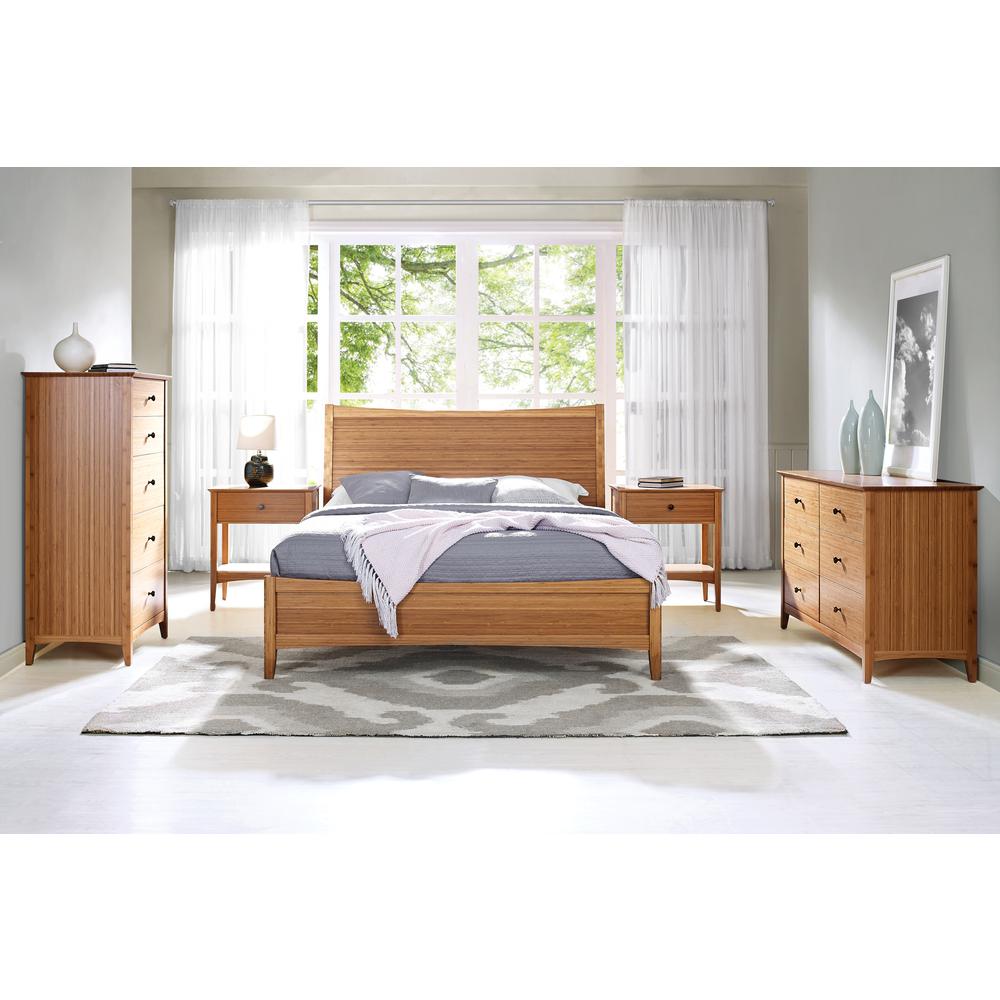 Willow Queen Platform Bed, Caramelized. Picture 14