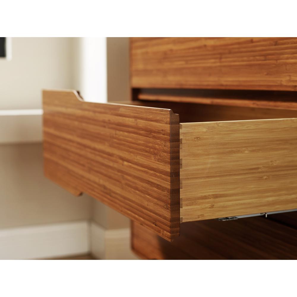 Currant Six Drawer Double Dresser, Amber. Picture 7