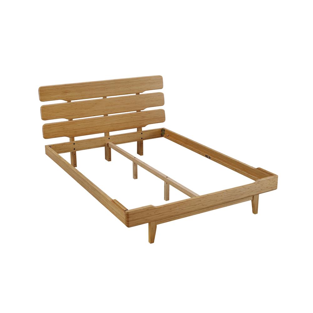 Currant Queen Platform Bed, Caramelized. Picture 4