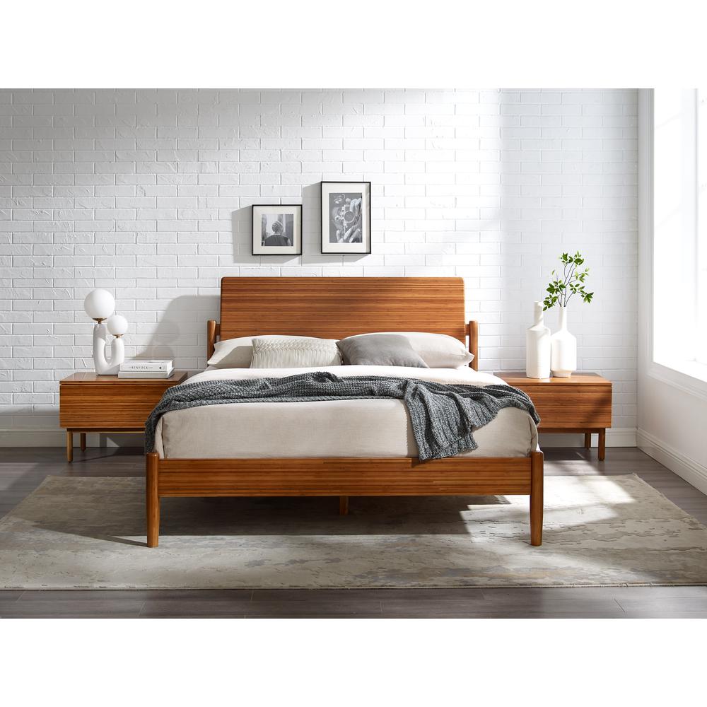 Monterey Queen Platform Bed, Amber. Picture 8