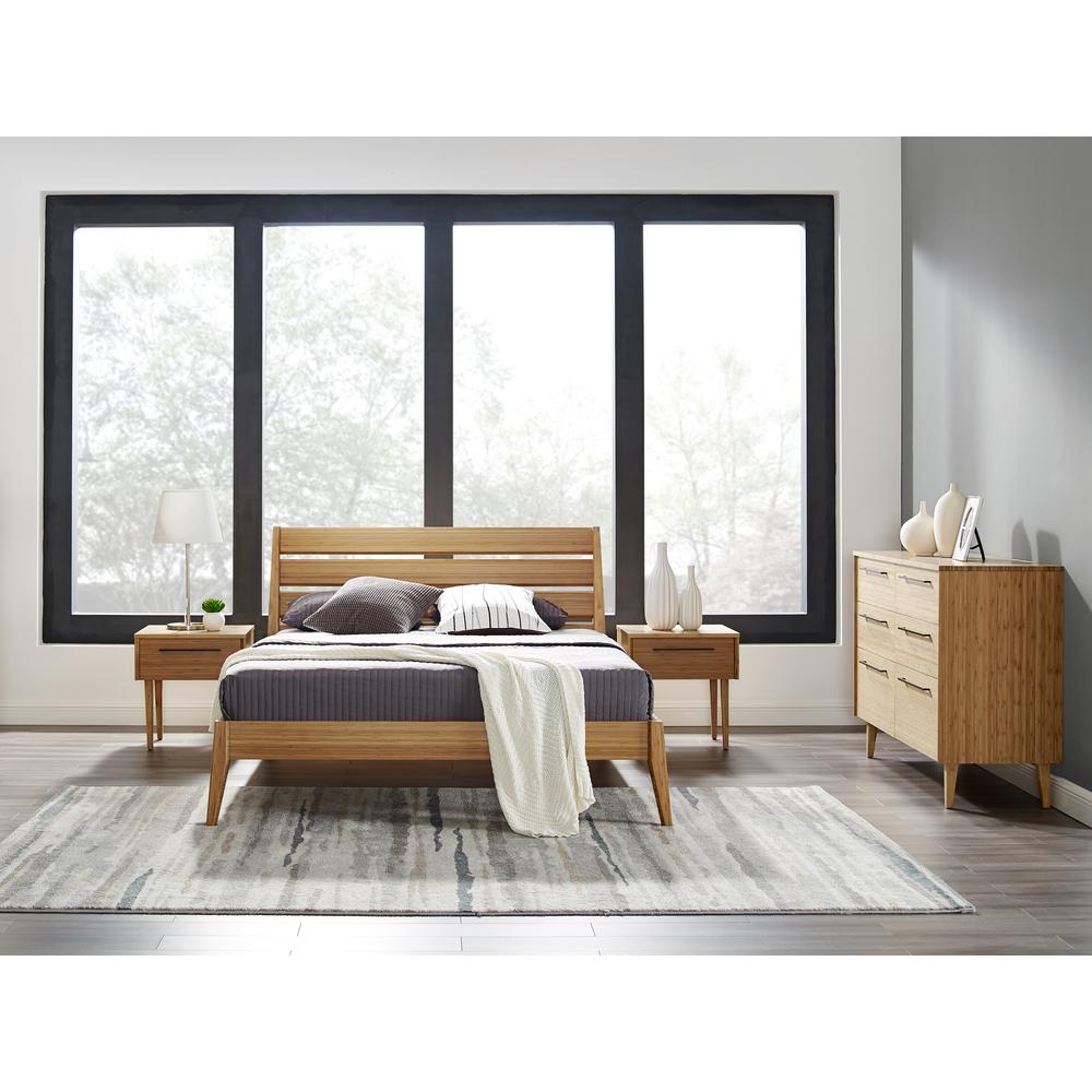 Sienna Eastern King Platform Bed, Caramelized. Picture 16