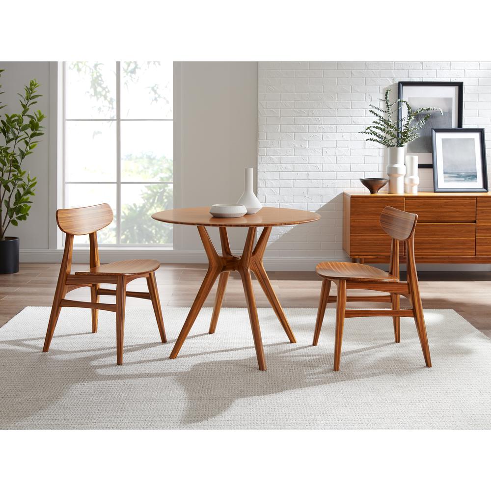 Sitka 36" Round Dining Table, Amber. Picture 9