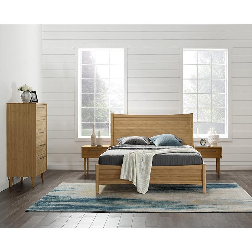 Willow Queen Platform Bed, Caramelized. Picture 24