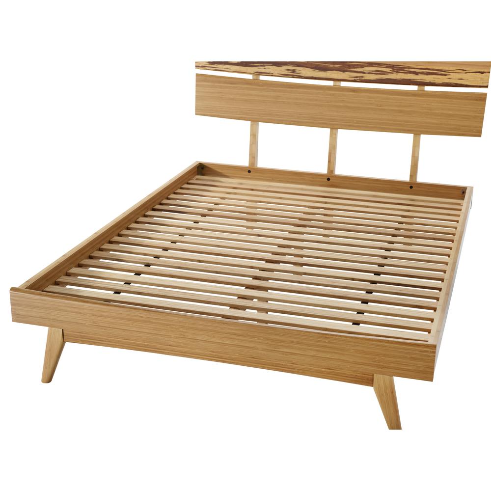 Azara California King Platform Bed, Caramelized. Picture 4