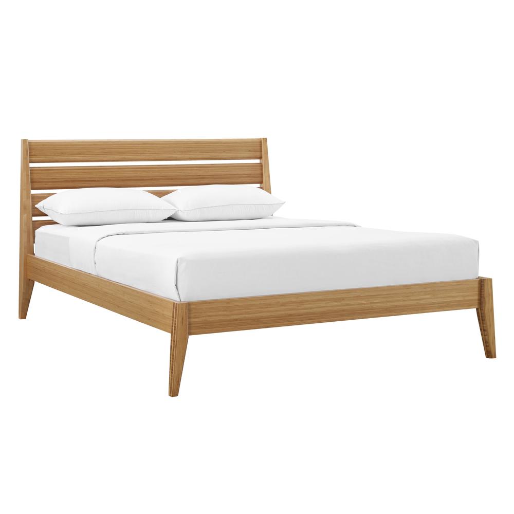Sienna Eastern King Platform Bed, Caramelized. Picture 3