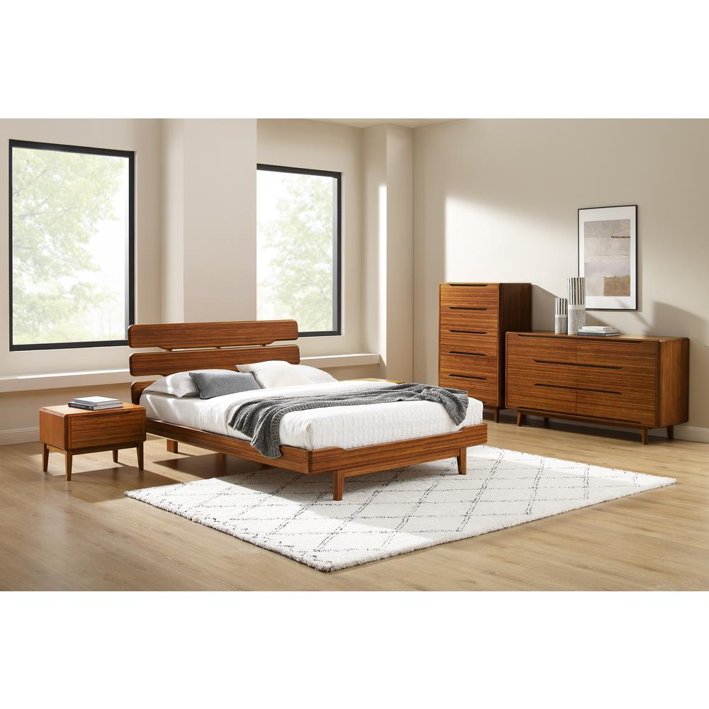 Currant Queen Platform Bed, Amber. Picture 10