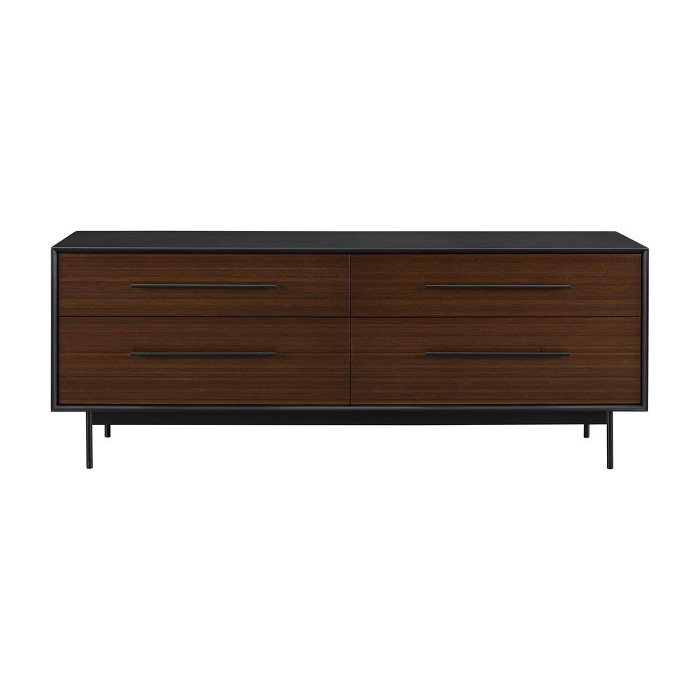 Park Avenue 4 Drawer Double Dresser, Ruby. Picture 3