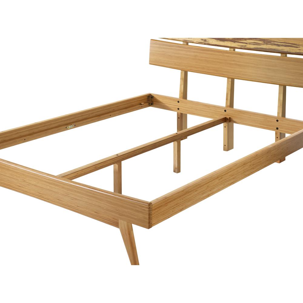 Azara Eastern King Platform Bed, Caramelized. Picture 14