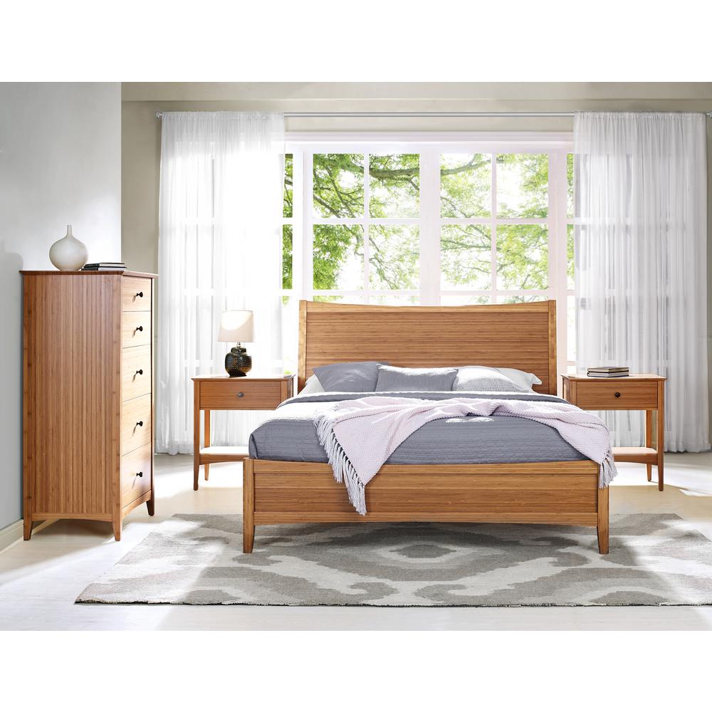 Willow Queen Platform Bed, Caramelized. Picture 22