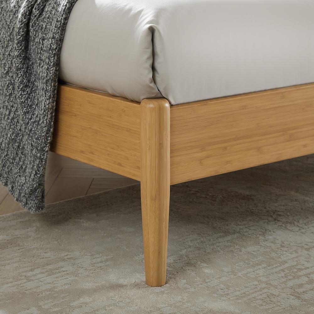 Ria Queen Platform Bed, Caramelized. Picture 10