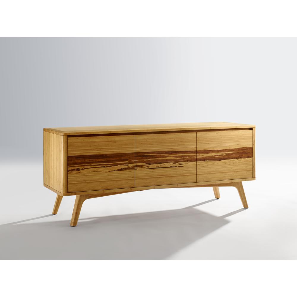 Azara Media Cabinet, Caramelized. Picture 3