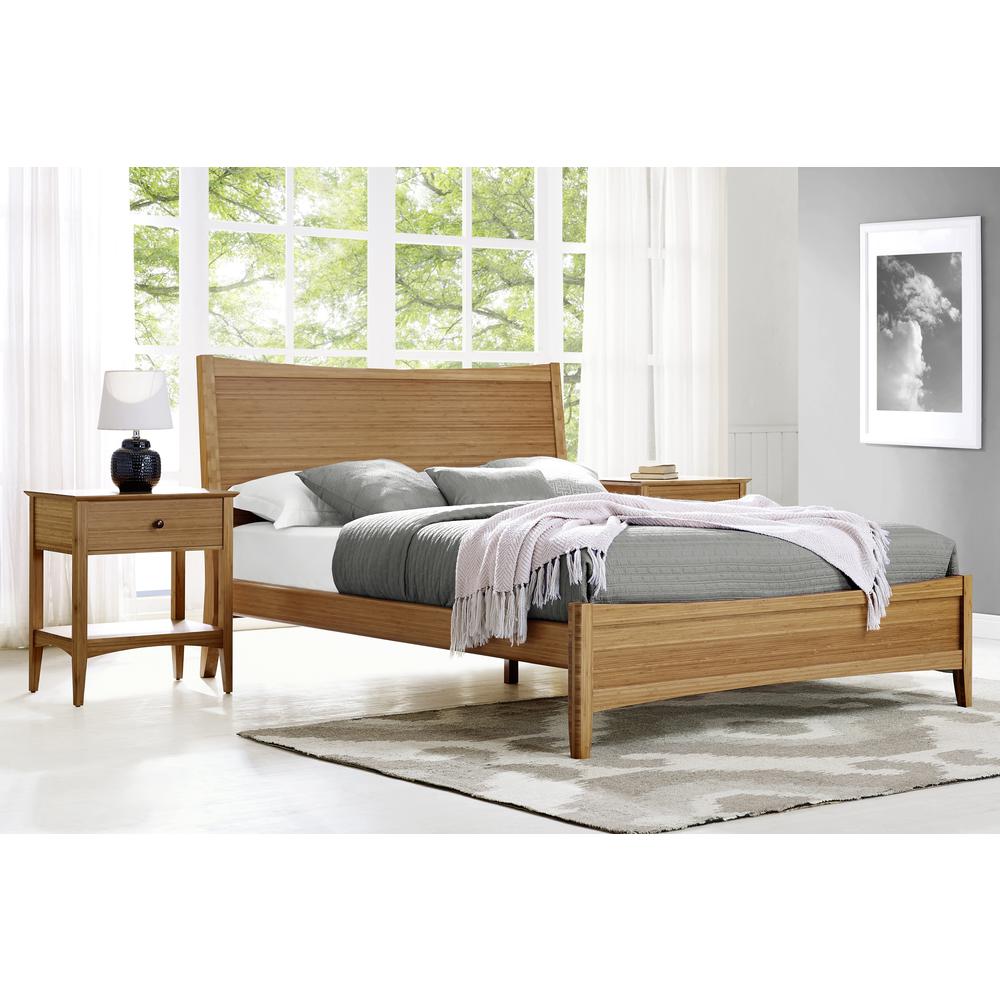 Willow 1 Drawer Nightstand, Caramelized. Picture 6