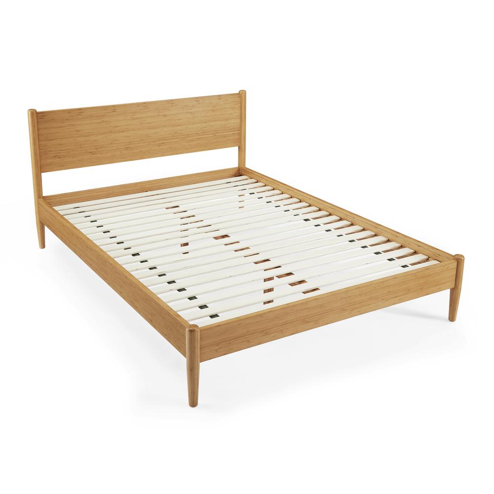 Ria Eastern King Platform Bed, Caramelized. Picture 3