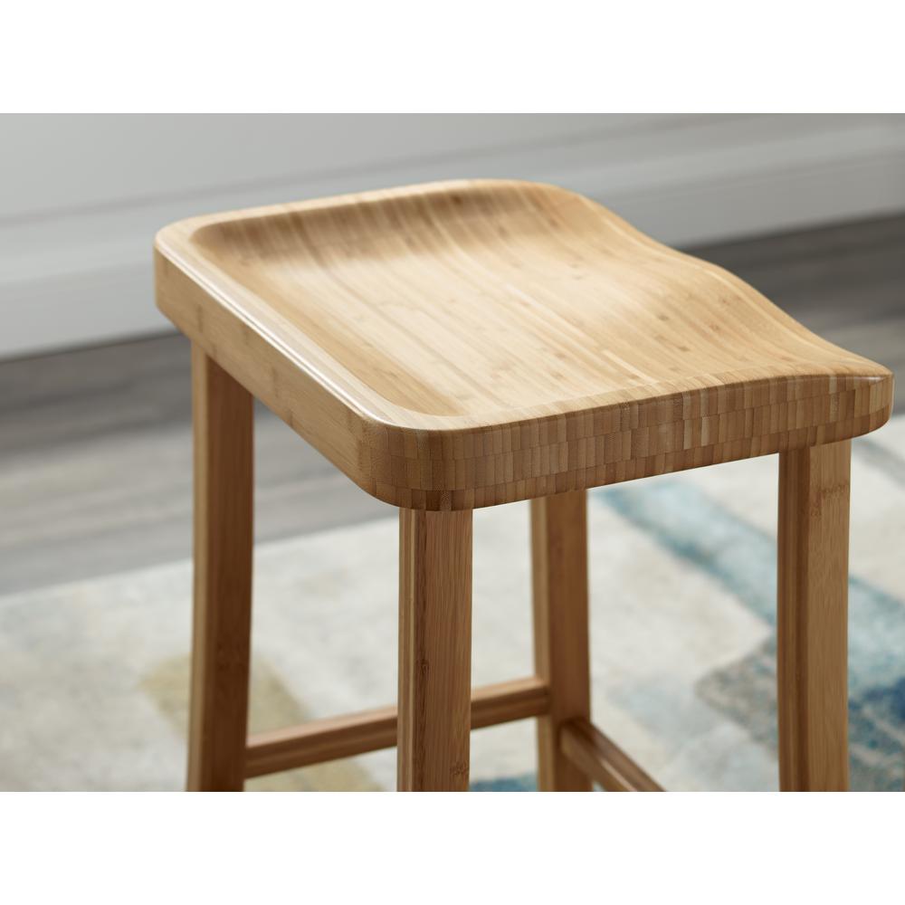 Tulip Counter Height Stool, Caramelized, (Set of 2). Picture 14