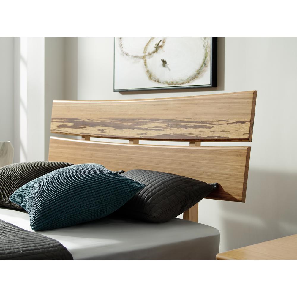 Azara California King Platform Bed, Caramelized. Picture 3