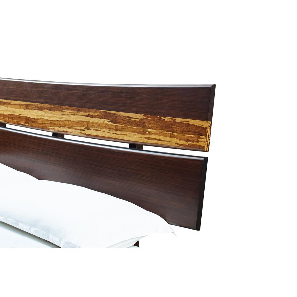 Azara Queen Platform Bed, Sable. Picture 4